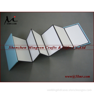 Leather Fabric Cloth Accordion Photo Book Album